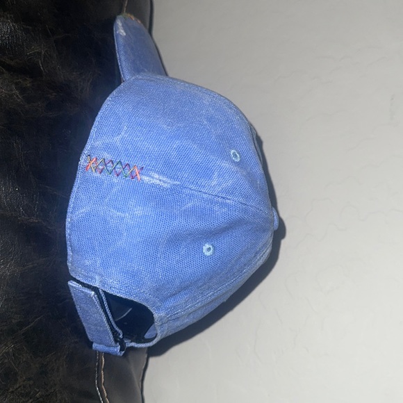 Brand New Distressed Acne Studios Hat with colorful stitching - Picture 2 of 4